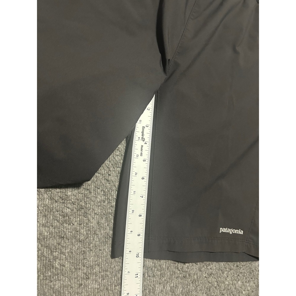 Patagonia Terrebonne Shorts Black 10" Inseam Trail Hiking Performance Men's - Picture 6 of 7